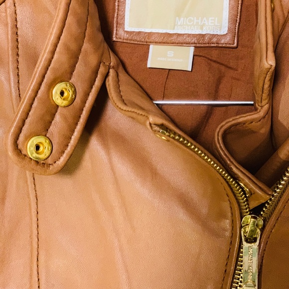 Michael Kors Quilted Leather Jacket - Picture 4 of 6